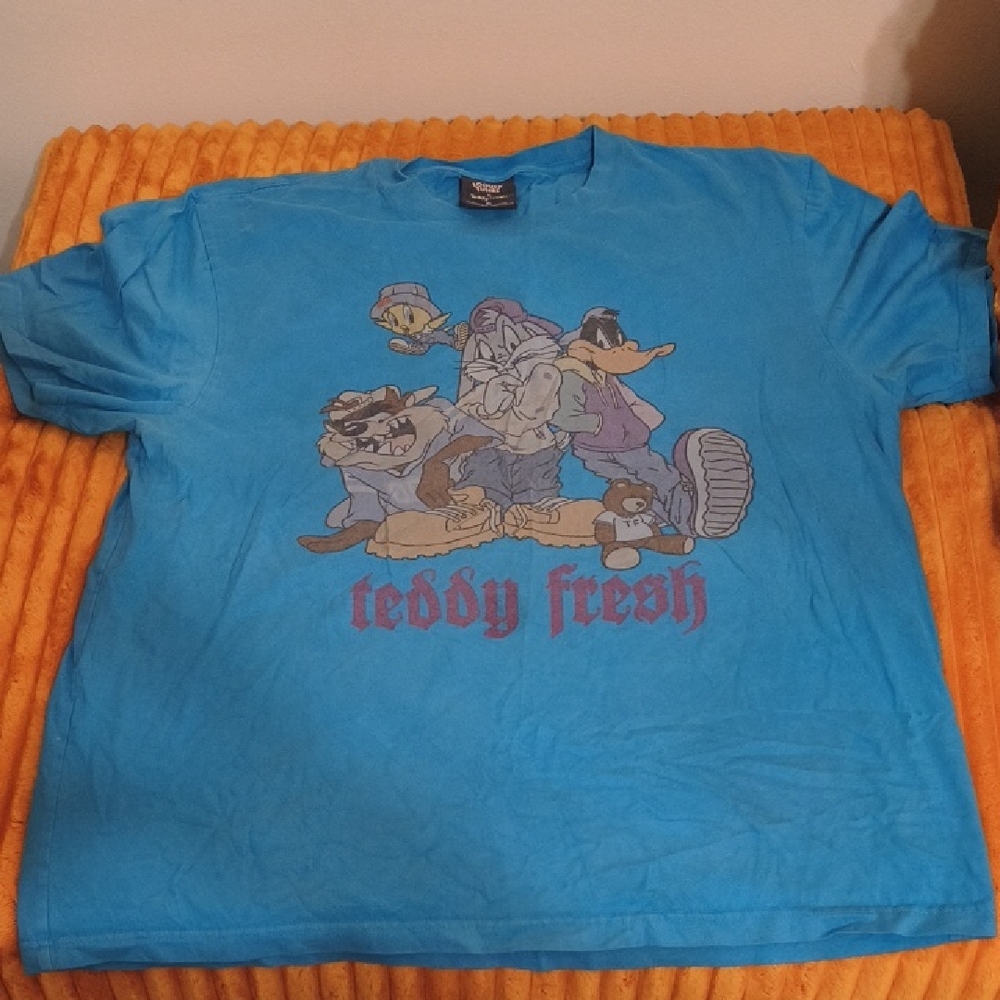 Teddy Fresh Bright Blue Character Graphic Tee